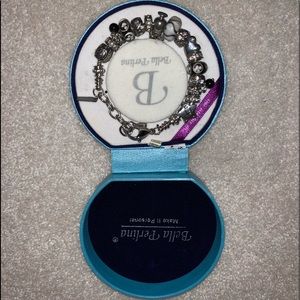 NWT Bella Perlina Black and White Bracelet